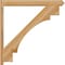 Ekena Millwork Merced Arts & Crafts Rough Sawn Outlooker, Western Red Cedar, 6"W x 46"D x 46"H OUT06X46X46MRC03RWR - alternate 3